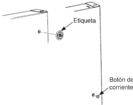 GE GTE18DTNRCC - ETIQUETA Y BOTON INSTALLACION - 1