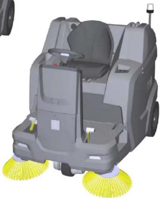 Kärcher KM 100/120 R Bp Pack 2SB - 1