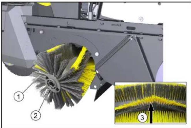 Kärcher KM 100/120 R G 2SB - Kehrwalze ausbauen - 2