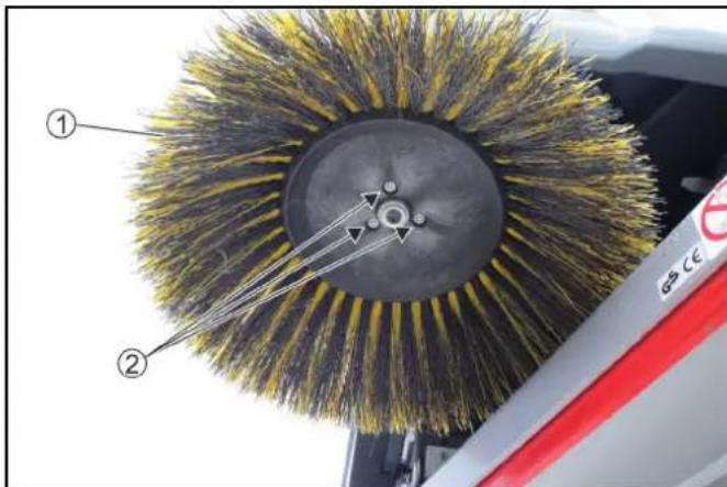 Kärcher KM 100/120 R G 2SB - Substituir a vassoura lateral - 1