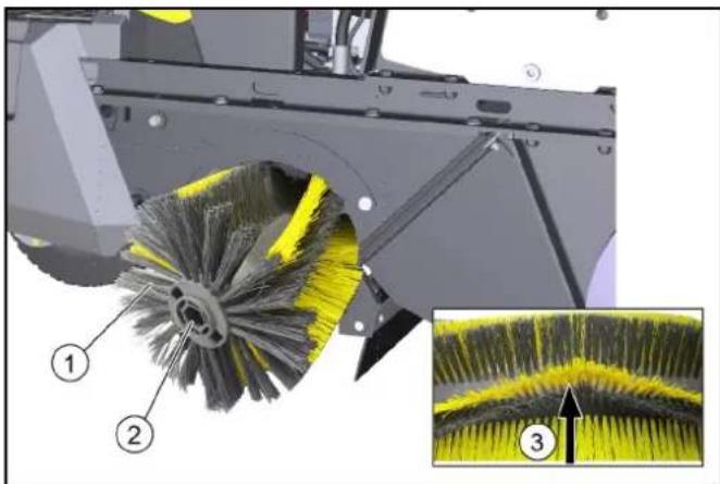 Kärcher KM 100/120 R G 2SB - Montera sopvals - 1