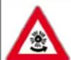 Kärcher KM 130/300 R I LPG - Risque de blessures - 3
