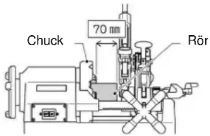ROTHENBERGER SUPERTRONIC 2SE - Fastsättning av arbetsstycken (B) - 1