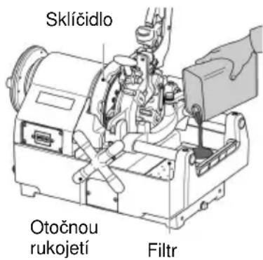 ROTHENBERGER SUPERTRONIC 2SE - Kontrola závitořezného oleje - 2