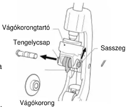 ROTHENBERGER SUPERTRONIC 2SE - A csővágó korongjának cseréje - 2
