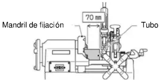 ROTHENBERGER SUPERTRONIC 2SE - Fijación de la pieza a trabajar (B) - 1