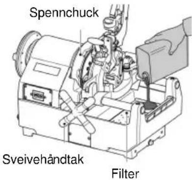 ROTHENBERGER SUPERTRONIC 2SE - Kontroller gjengeoljen - 2