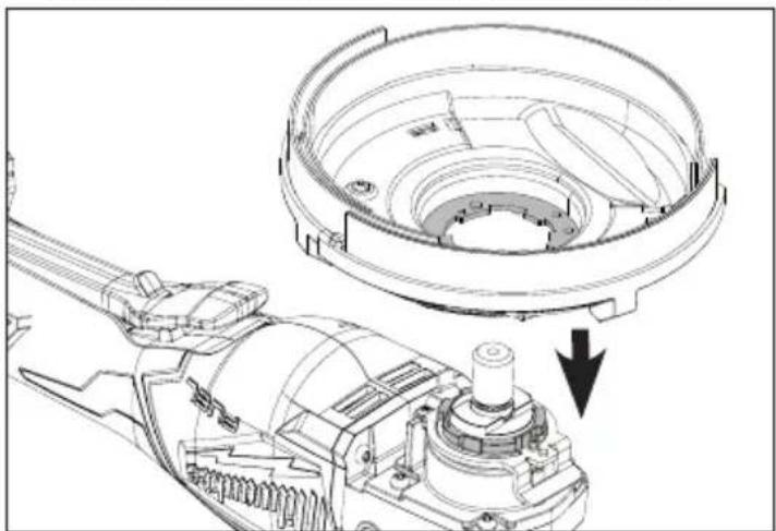 MILWAUKEE 49-40-6200 - Attaching the Shroud - 2