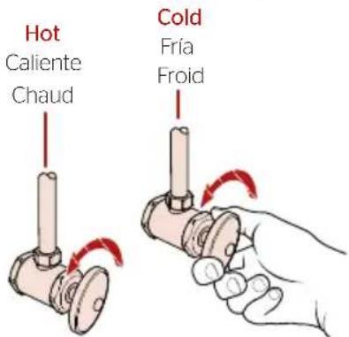 Hot Caliente Chaud Cold Fria Froid