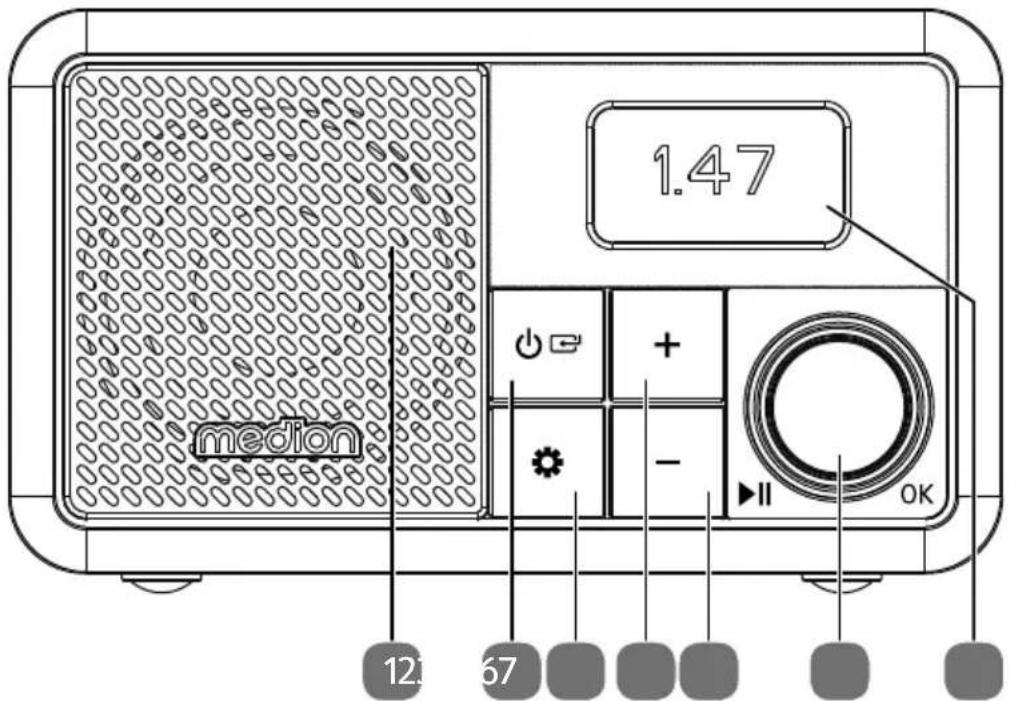 MEDION S66822 (MD 44822) - Device overview - 1
