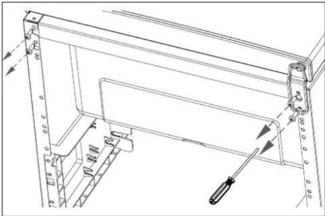 MEDION MD 37777 - Changing the door hinge - 2