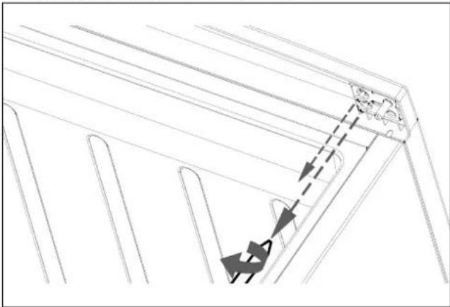 MEDION MD 37777 - Changing the door hinge - 5