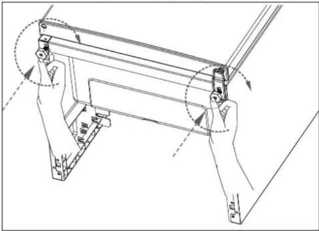 MEDION MD 37777 - Changing the door hinge - 13