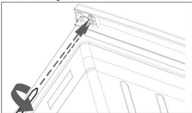 MEDION MD 37777 - Inversion du sens d'ouverture de la porte - 8