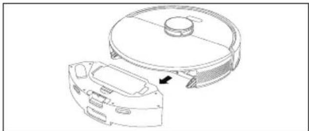 MEDION X23 SW+ - Pulizia del contenitore della polvere/serbatoio dell'acqua - 1