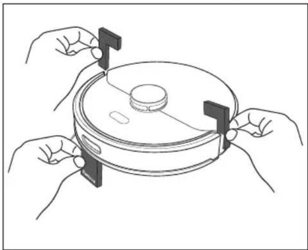 MEDION X23 SW+ - Preparing the robot vacuum and mop - 1