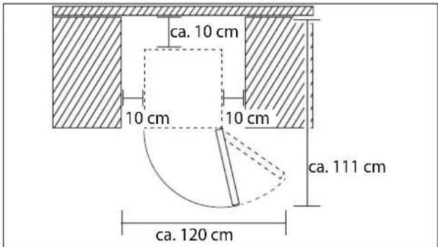 ca. 10 cm 10 cm 10 cm ca. 111 cm ca. 120 cm