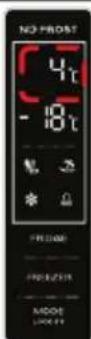 Frilec BONN388-NFD-040AW - Temperature setting recommendation - 1