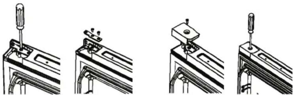 Frilec BONN388-NFD-040AW - Inversion du sens d'ouverture de la porte - 8