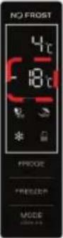 Frilec BONN388-NFD-040AW - Aanbevolen temperatuurinstellingen - 2