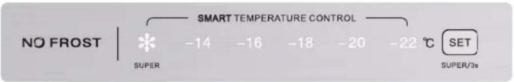 Frilec BREMEN272-NF-040DW - Temperatuur en Modus instellen - 1