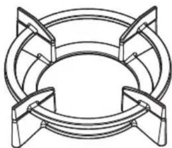 Atag HG6311MBA - utilisation de la grille accessoire Wok - 1