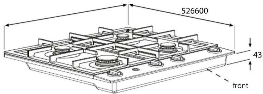 Atag HG6211CB - Placing the sealing tape - 3
