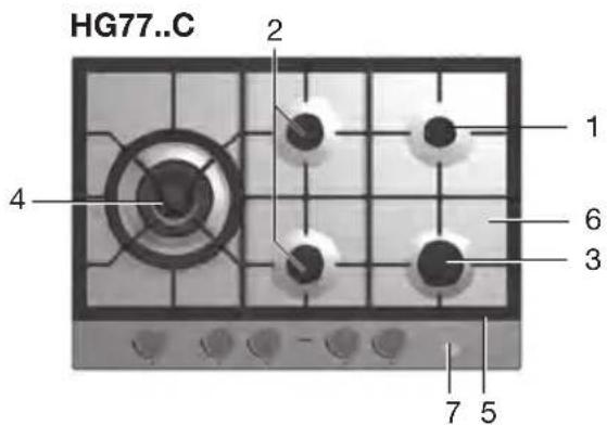Atag HG6211CB - Technical data - 3