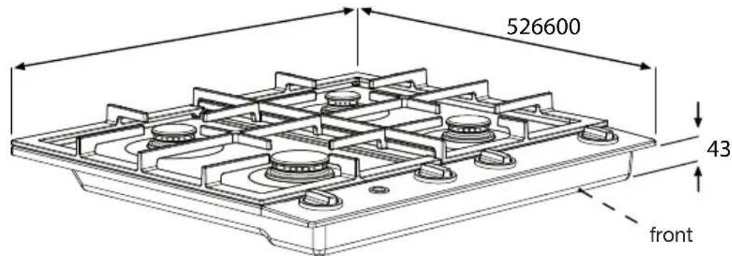 Atag HG9711CB - Placing the sealing tape - 3