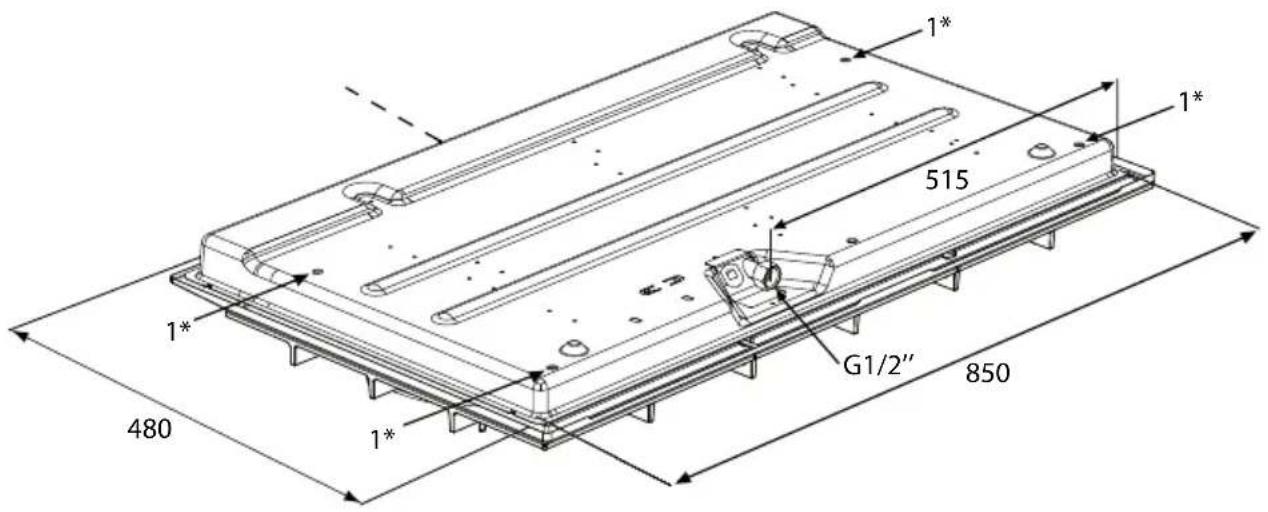 Atag HG9711CB - Afdichtband plaatsen - 9