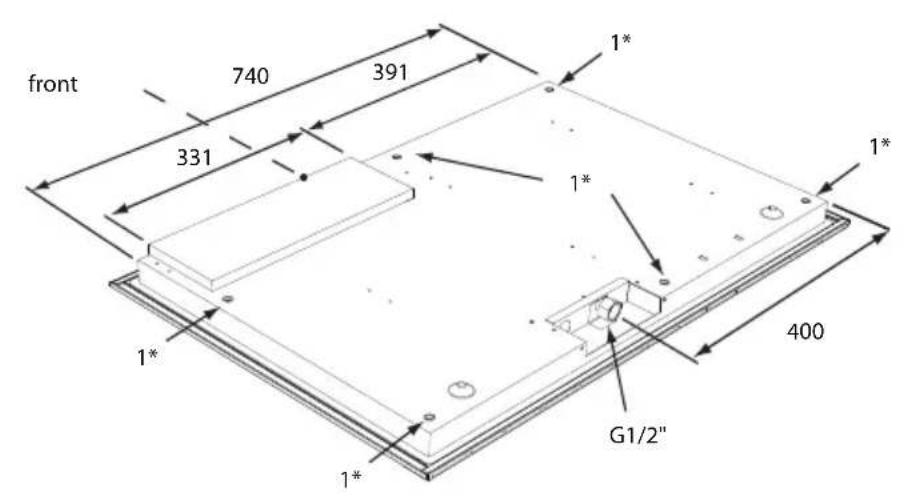 Atag HG9611MCA - building in dimensions HG61..M - 15