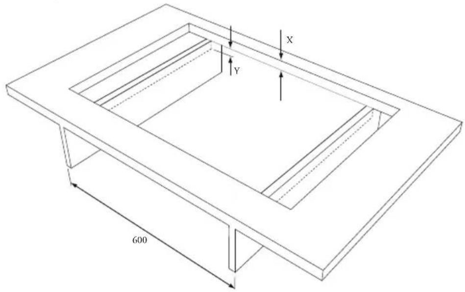 Atag HG9611MCA - fitted-unit situations for HG71/76/77/96/97 in 60 cm cabinet - 1