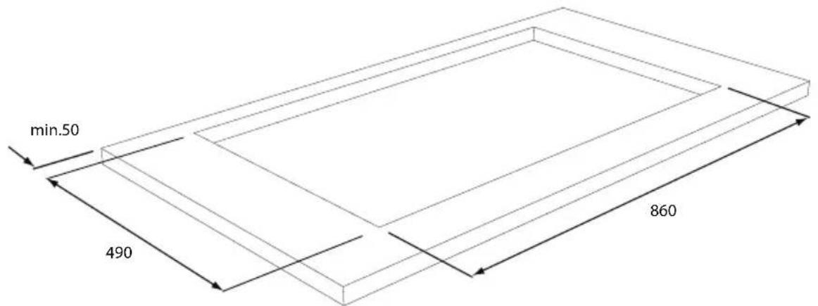 Atag HG9611MCA - building in dimensions HG61..M - 12