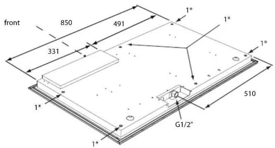 Atag HG9611MCA - building in dimensions HG61..M - 13