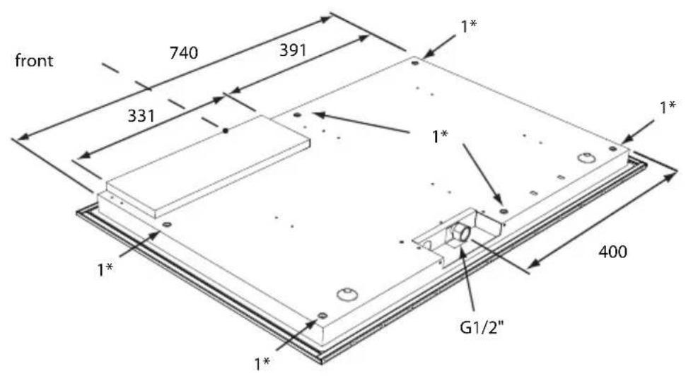 Atag HG9611MCA - building in dimensions HG61..M - 10