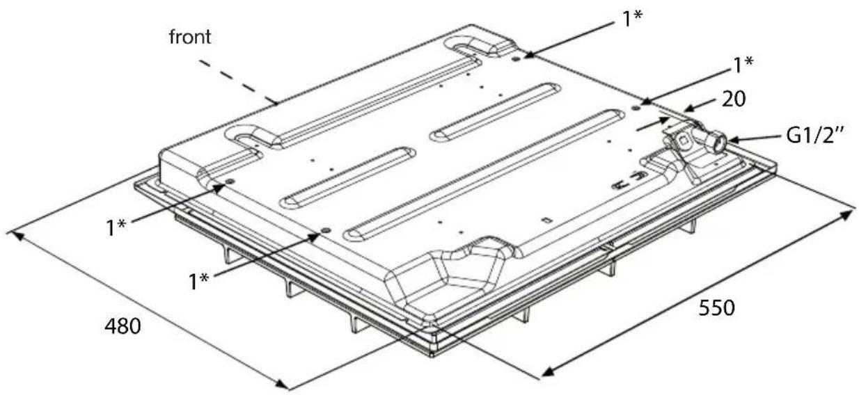Atag HG9211CA - Placing the sealing tape - 5