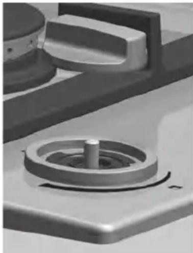 Atag HG9211CA - Cleaning removable knobs and rosettes - 3