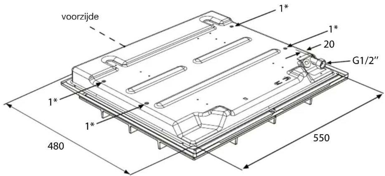 Atag HG9211CA - Afdichtband plaatsen - 4