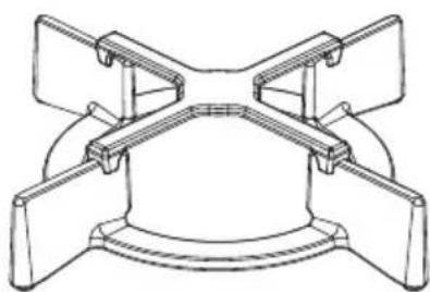 Atag HG9711MBB - utilisation du réducteur de grille - 1