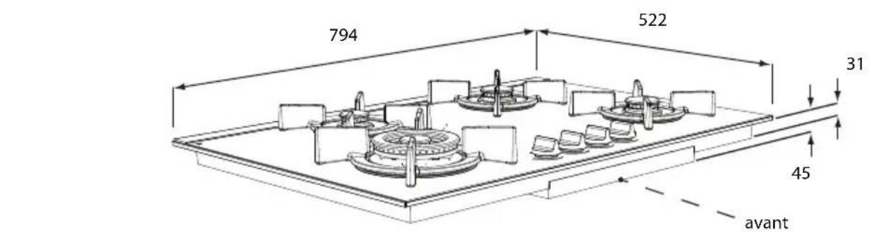 Atag HG7611MBB - préparation de la plaque de cuisson - 11