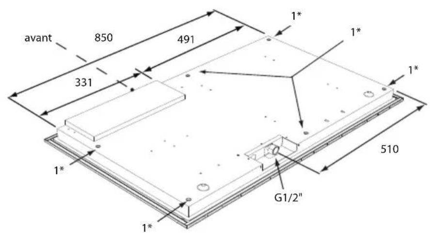 Atag HG7611MBB - préparation de la plaque de cuisson - 22