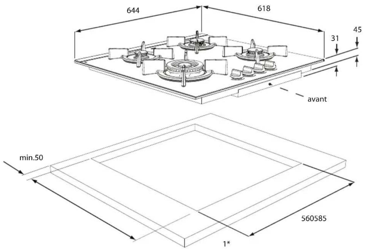 Atag HG7611MBB - préparation de la plaque de cuisson - 9