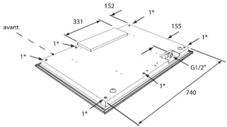 Atag HG7611MBB - préparation de la plaque de cuisson - 13
