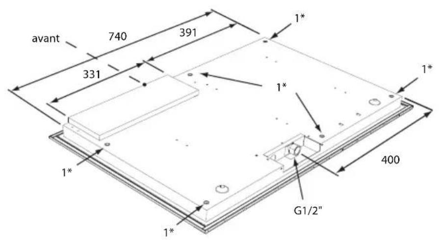 Atag HG7611MBB - préparation de la plaque de cuisson - 19