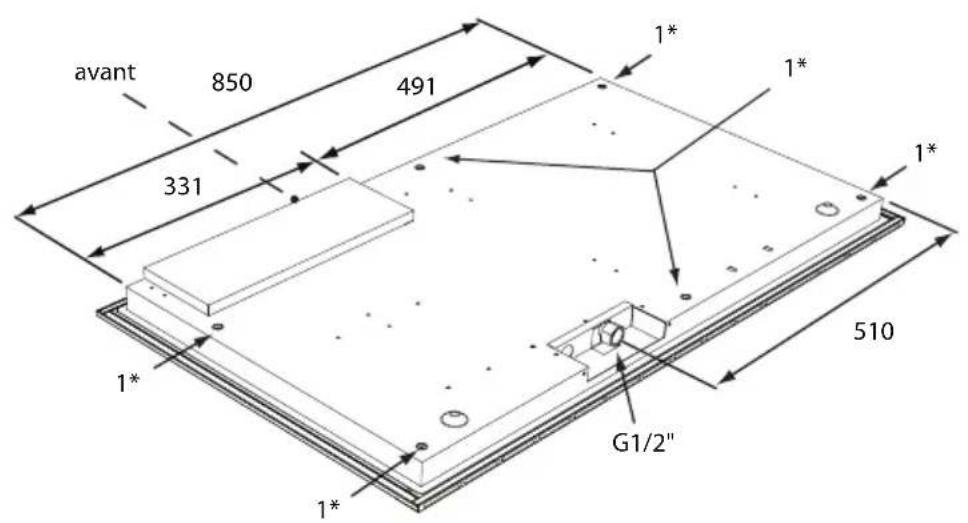 Atag HG7611MBB - préparation de la plaque de cuisson - 17