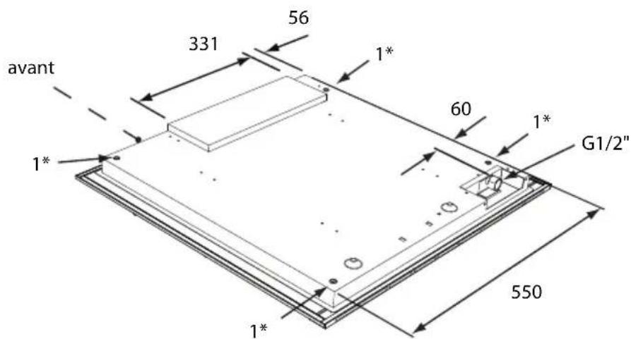 Atag HG7611MBB - préparation de la plaque de cuisson - 10