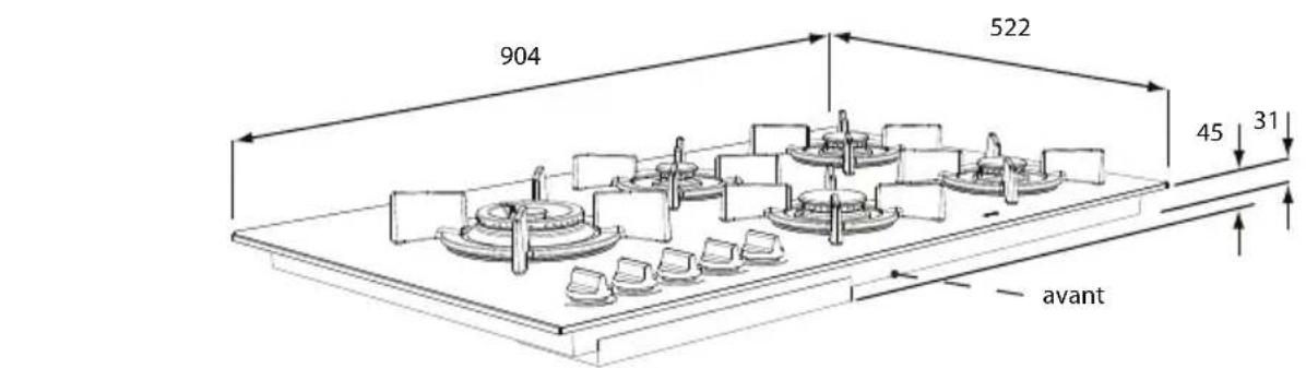 Atag HG7611MBB - préparation de la plaque de cuisson - 20