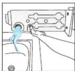 BEKO D3H17D91W - Vidange du réservoir d'eau - 2