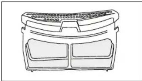 BEKO D3H17D91W - Filtres à peluches (filtres internes et externes) / Nettoyage de la surface interieure de la porte de chargement - 6