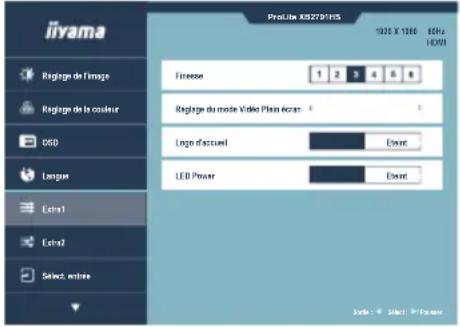 IIYAMA ProLite XB2791QS - Raccourci (par défaut) - 4